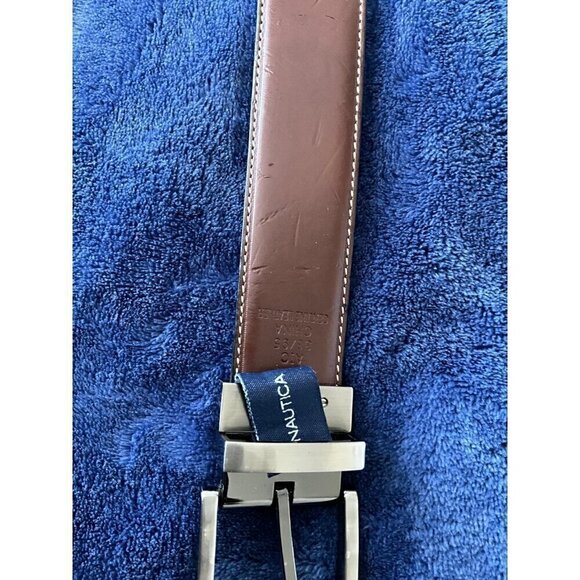 Nautica‎ Men's Reversible Geniune Leather Belt - Picture 7 of 9
